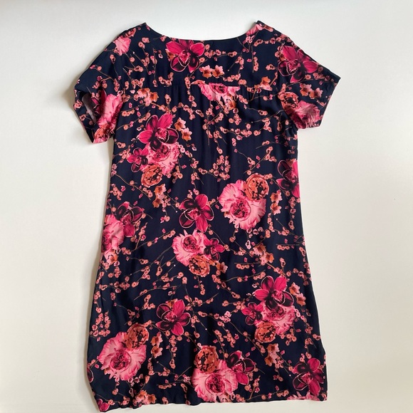 MANGO Floral Shift Dress Short Sleeve S - Picture 2 of 7